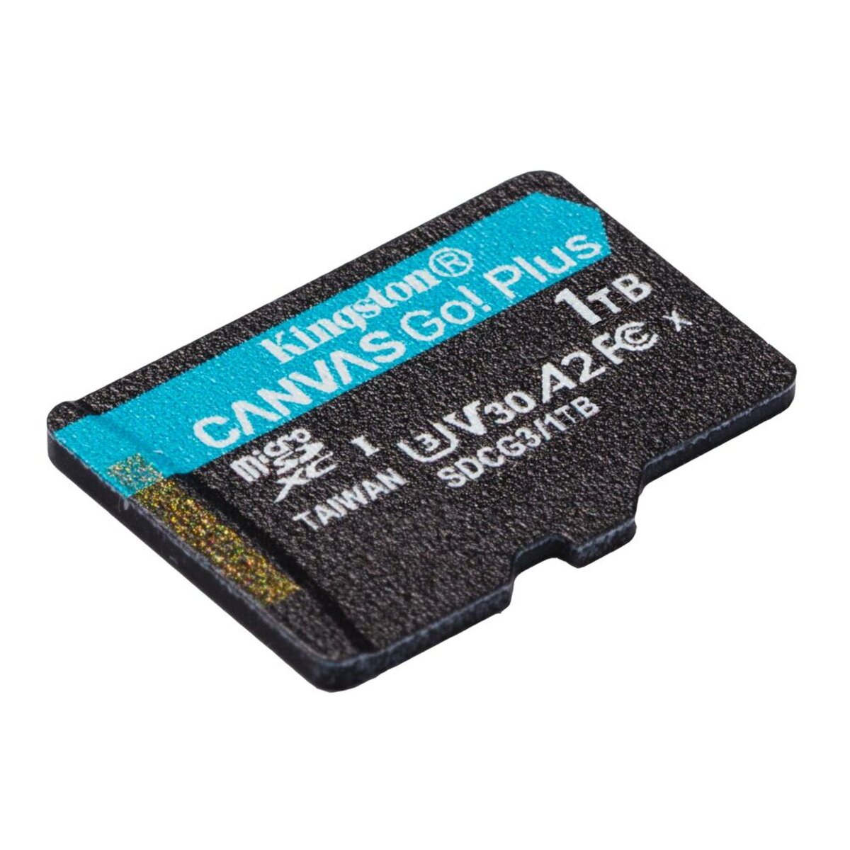 Карта памяті microSDXC (UHS-1 U3) Kingston Canvas Go Plus 1TB class 10 A2 V30 (R170MB/s, W90MB/s) (SDCG3/1TBSP) Фото 3 Карта памяті microSDXC (UHS-1 U3) Kingston Canvas Go Plus 1TB class 10 A2 V30 (R170MB/s, W90MB/s) (SDCG3/1TBSP) на картинке №3