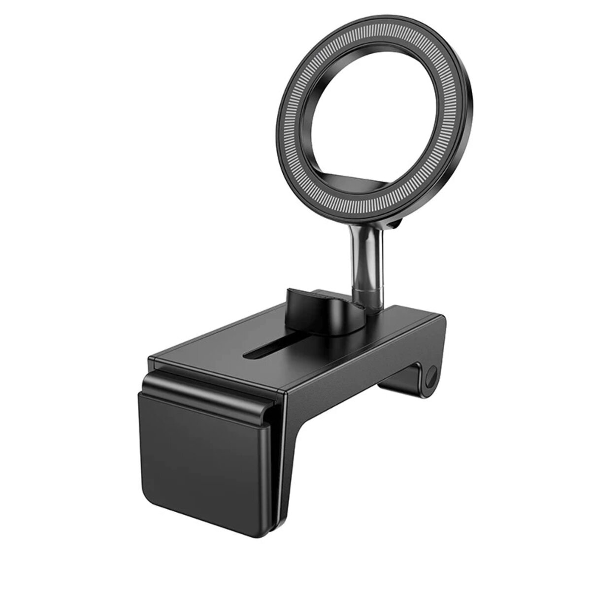 Тримач для телефона HOCO H62 Nimble ring magnetic travel stand Black на малюнкі №5