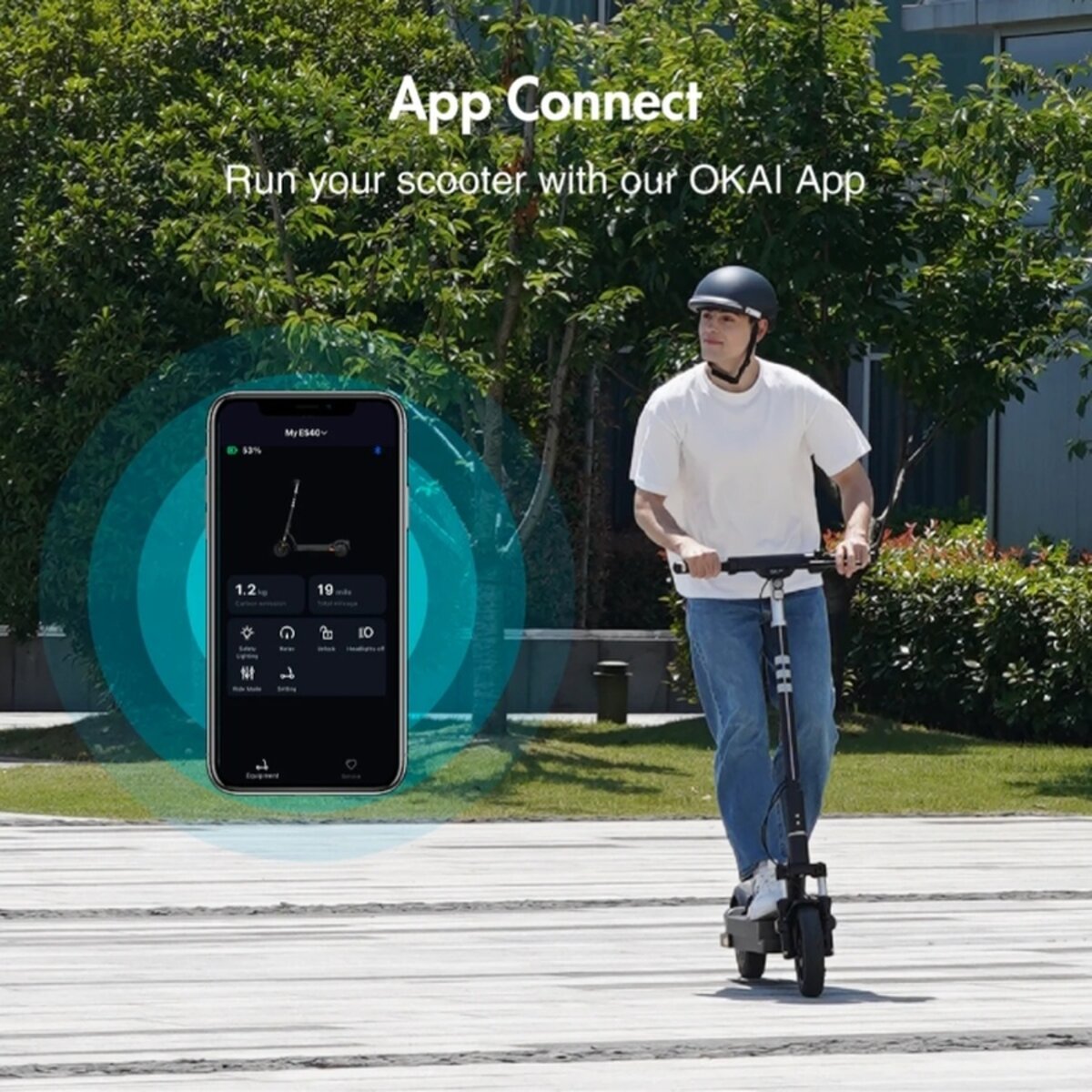 Електросамокат OKAI ES40-Black 10