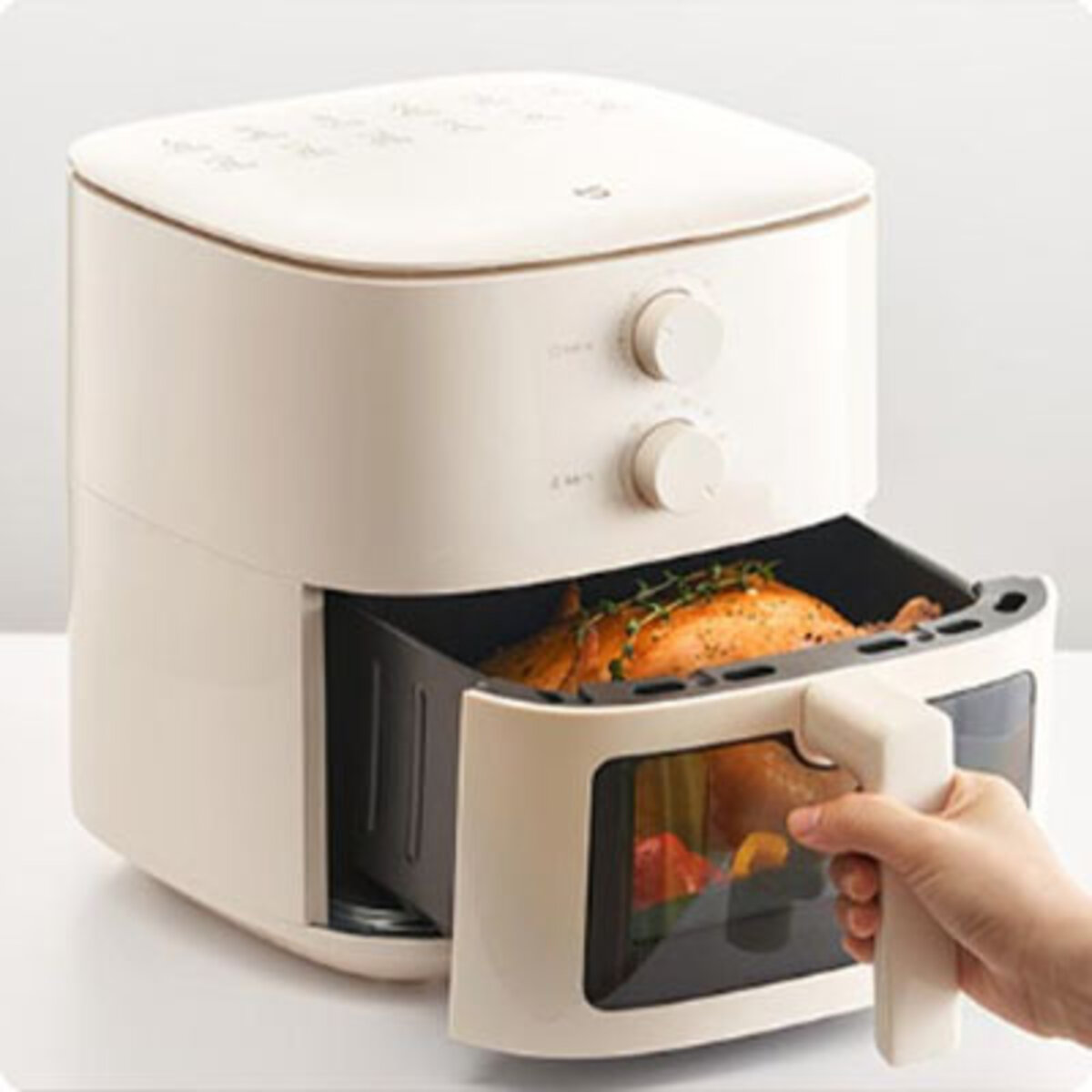 Мультипіч (аерогриль) Xiaomi Mi Home Air Fryer N1 5L (MAF11) White (Китайська вилка) на малюнкі №7