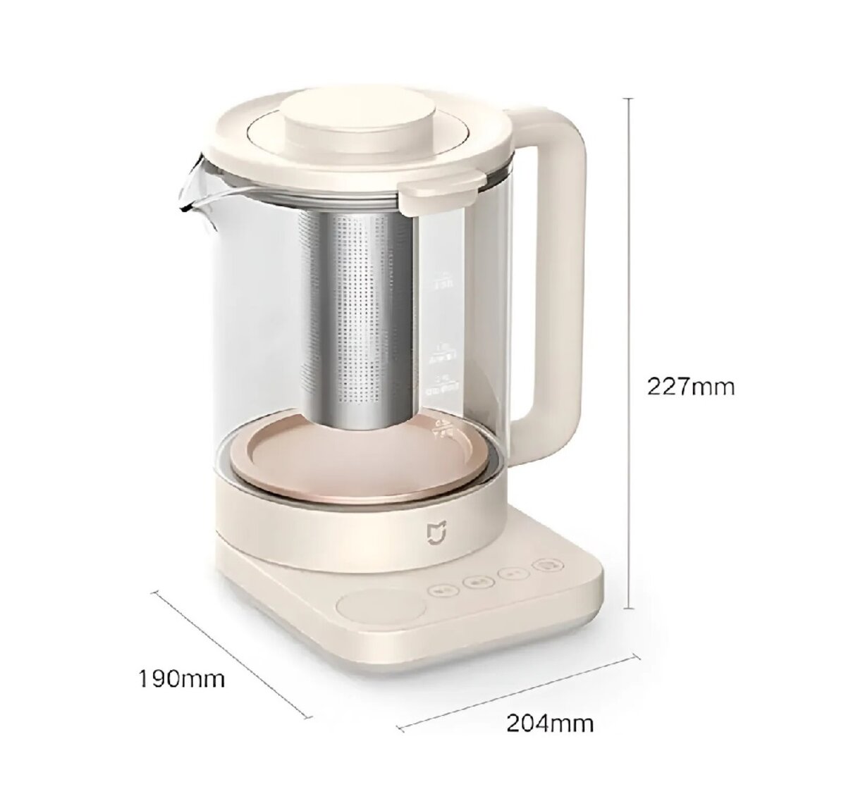 Заварювальний чайник Xiaomi Mi Family Multi functional Health Pot S2 (Китайська Вилка) на малюнкі №3