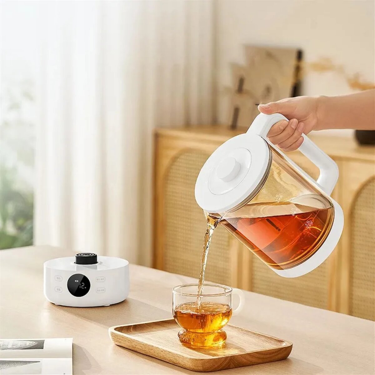 Заварювальний чайник Xiaomi Mijia Smart Multifunctional Health Kettle S1 + (перехідник на EU розетку) на малюнкі №3