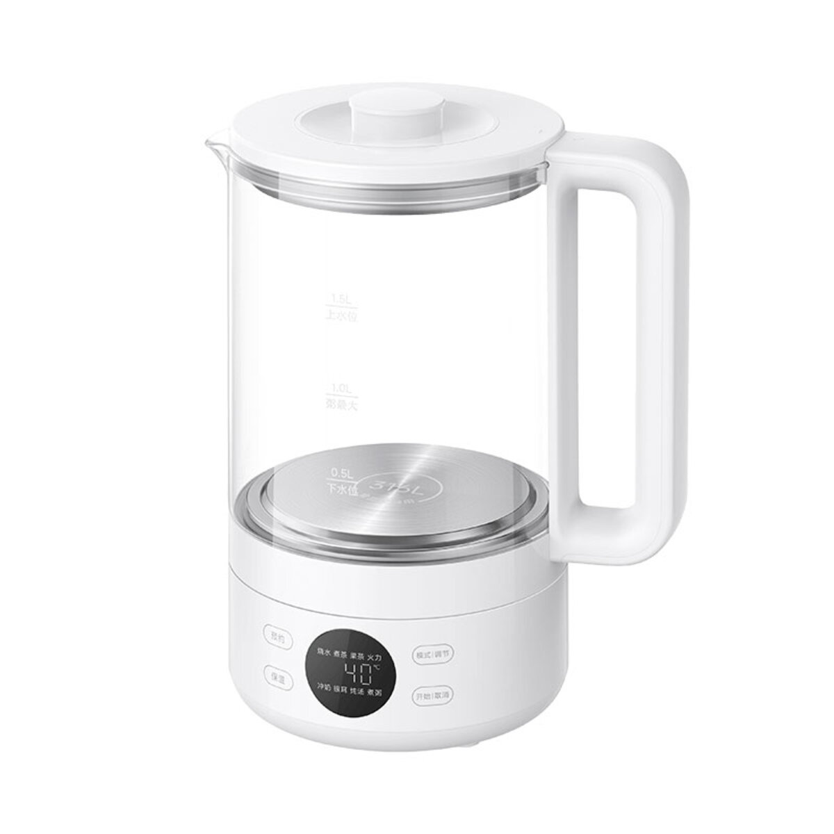 Заварювальний чайник Xiaomi Mijia Smart Multifunctional Health Kettle S1 + (перехідник на EU розетку) на малюнкі №1