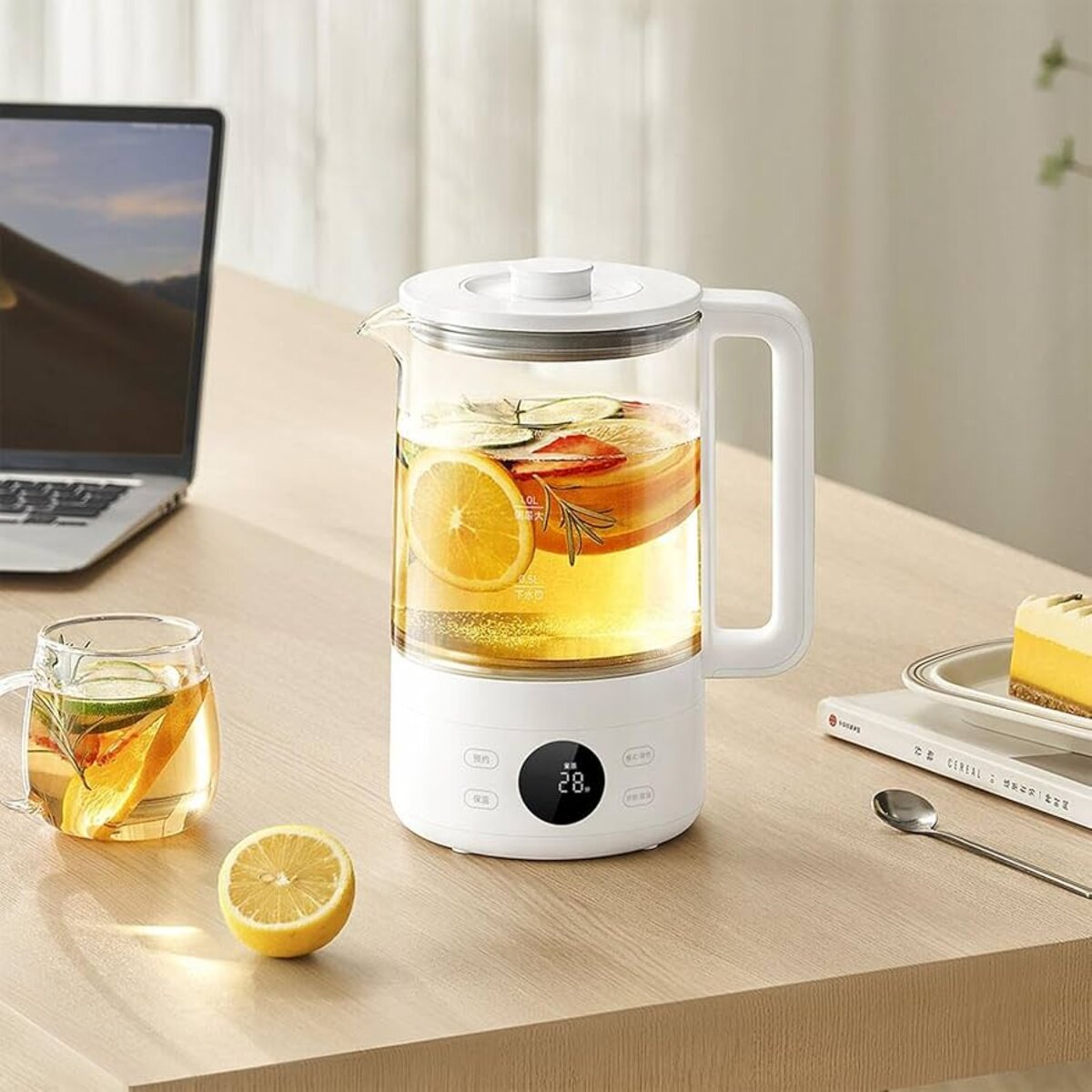 Заварювальний чайник Xiaomi Mijia Smart Multifunctional Health Kettle S1 + (перехідник на EU розетку) на малюнкі №2