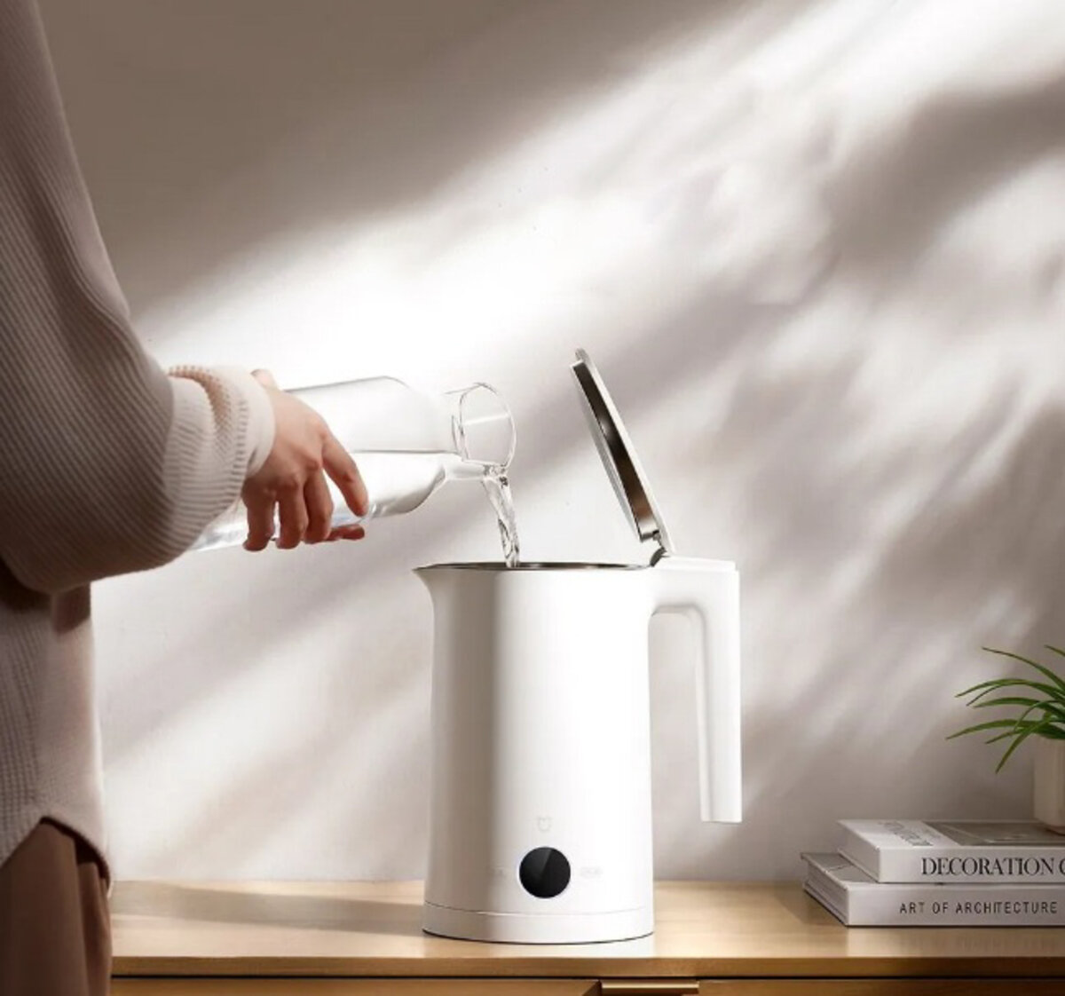 Електрочайник Xiaomi Mijia Constant Temperature Electric Kettle P1 Light Edition (Китайська вилка) на малюнкі №3