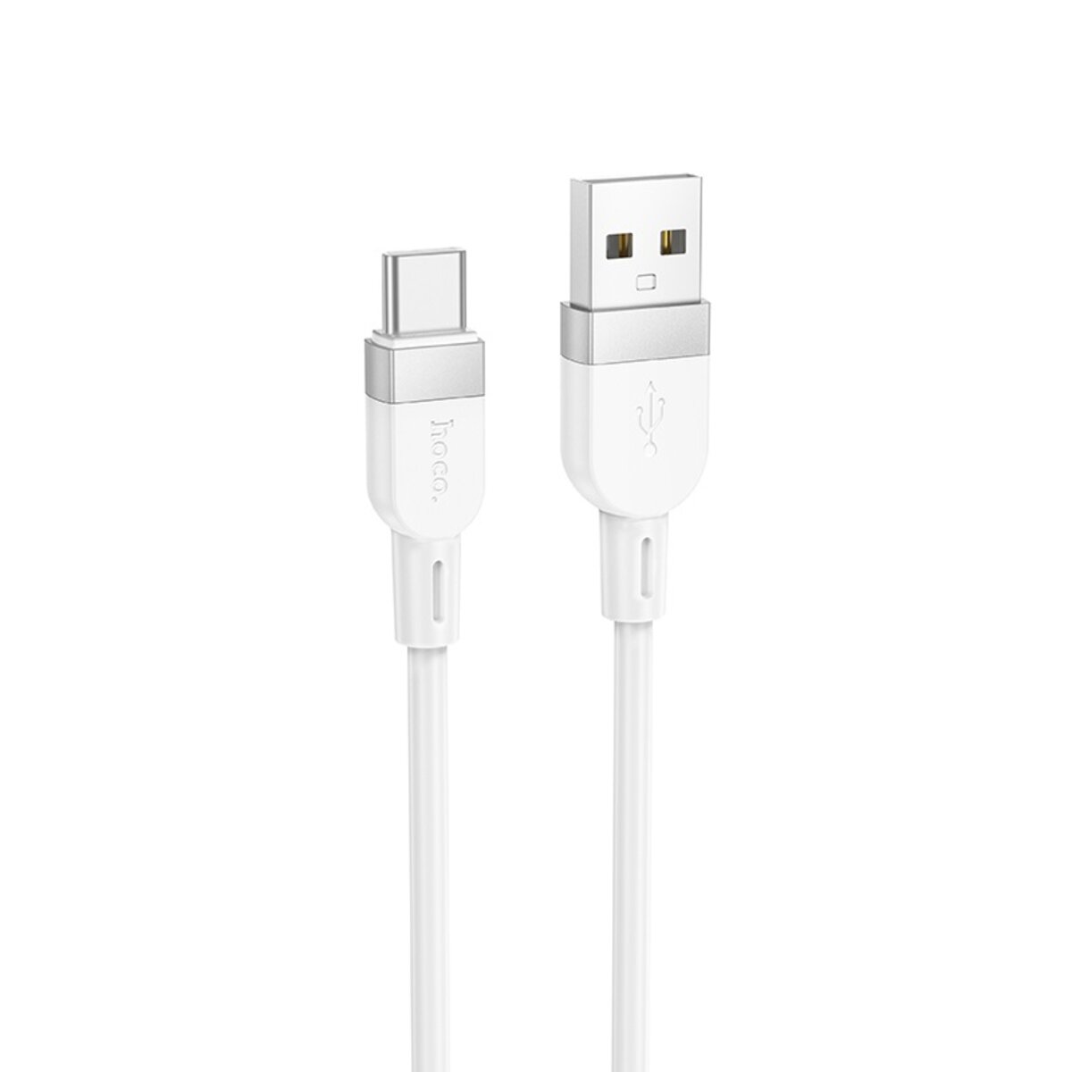 Кабель HOCO X109 Energy silicone charging data cable Type-C(L=1M) White на малюнкі №1