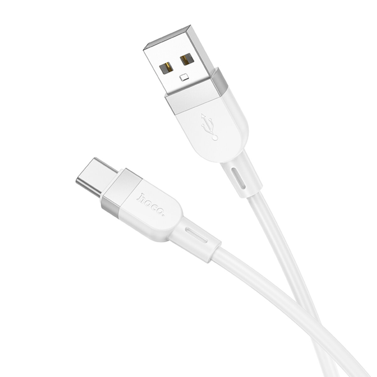 Кабель HOCO X109 Energy silicone charging data cable Type-C(L=1M) White на малюнкі №3