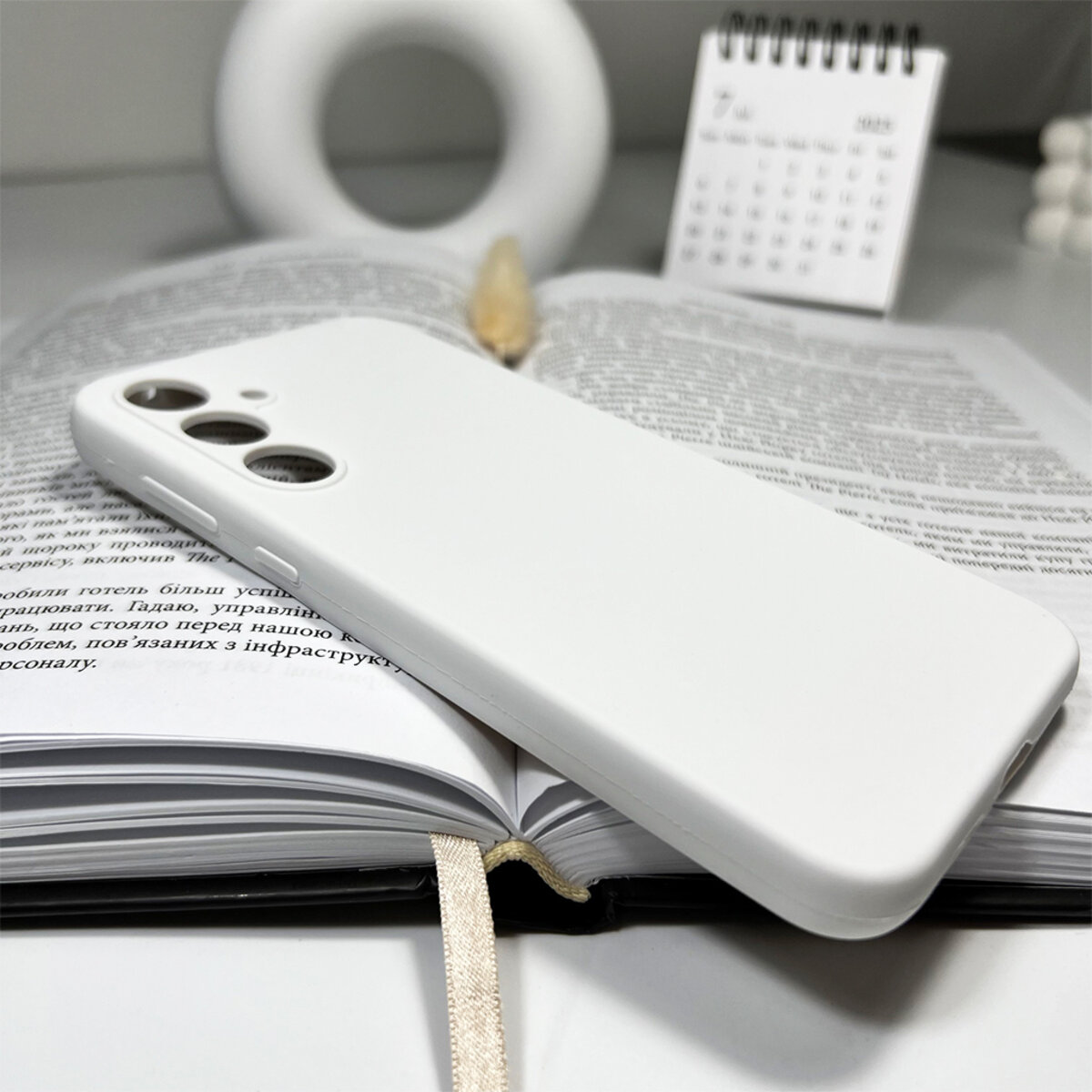 Чохол для смартфона Cosmic Silicone Case AA for Samsung Galaxy A55 White на малюнкі №4