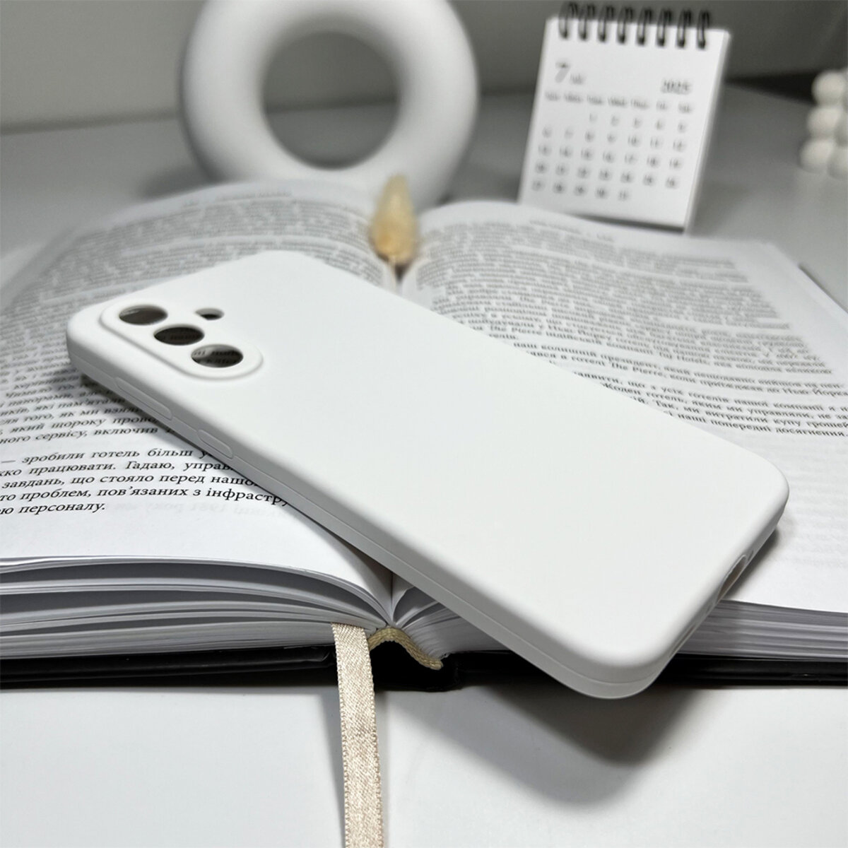 Чохол для смартфона Cosmic Silicone Case AA for Samsung Galaxy A56 White на малюнкі №4