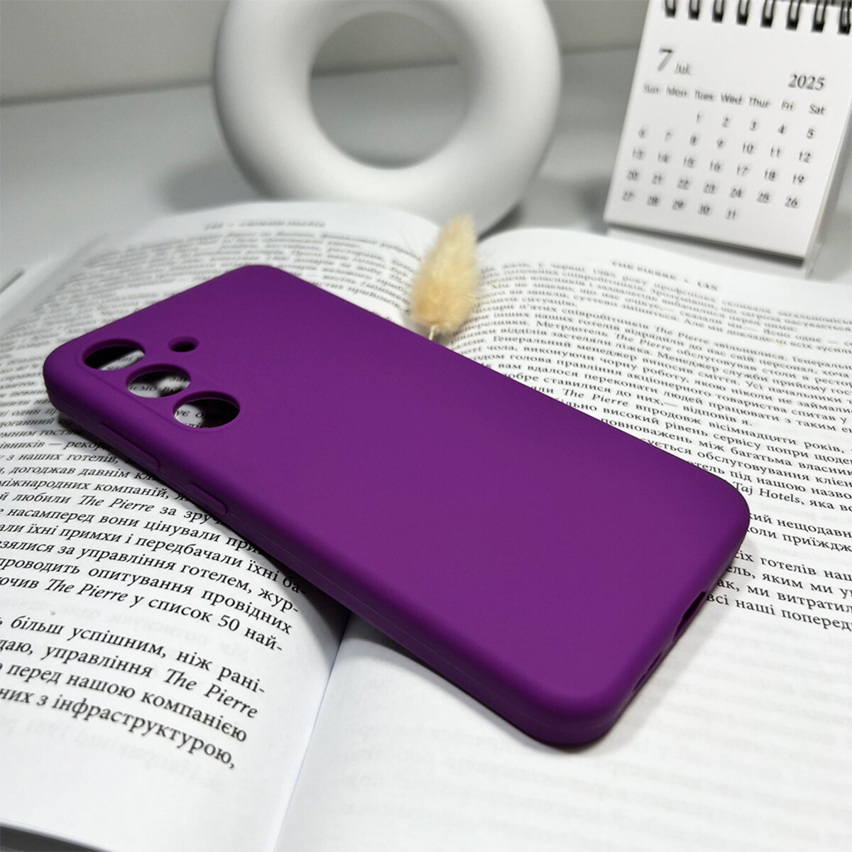 Чохол для смартфона Cosmic Silicone Case AA for Samsung Galaxy S24 Purple на малюнкі №4