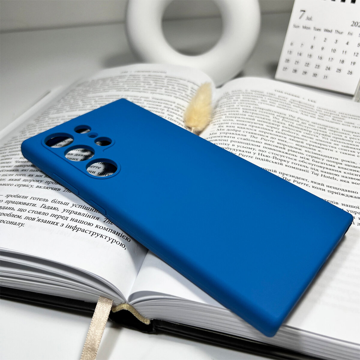 Чохол для смартфона Cosmic Silicone Case AA for Samsung Galaxy S24 Ultra Light Blue на малюнкі №4