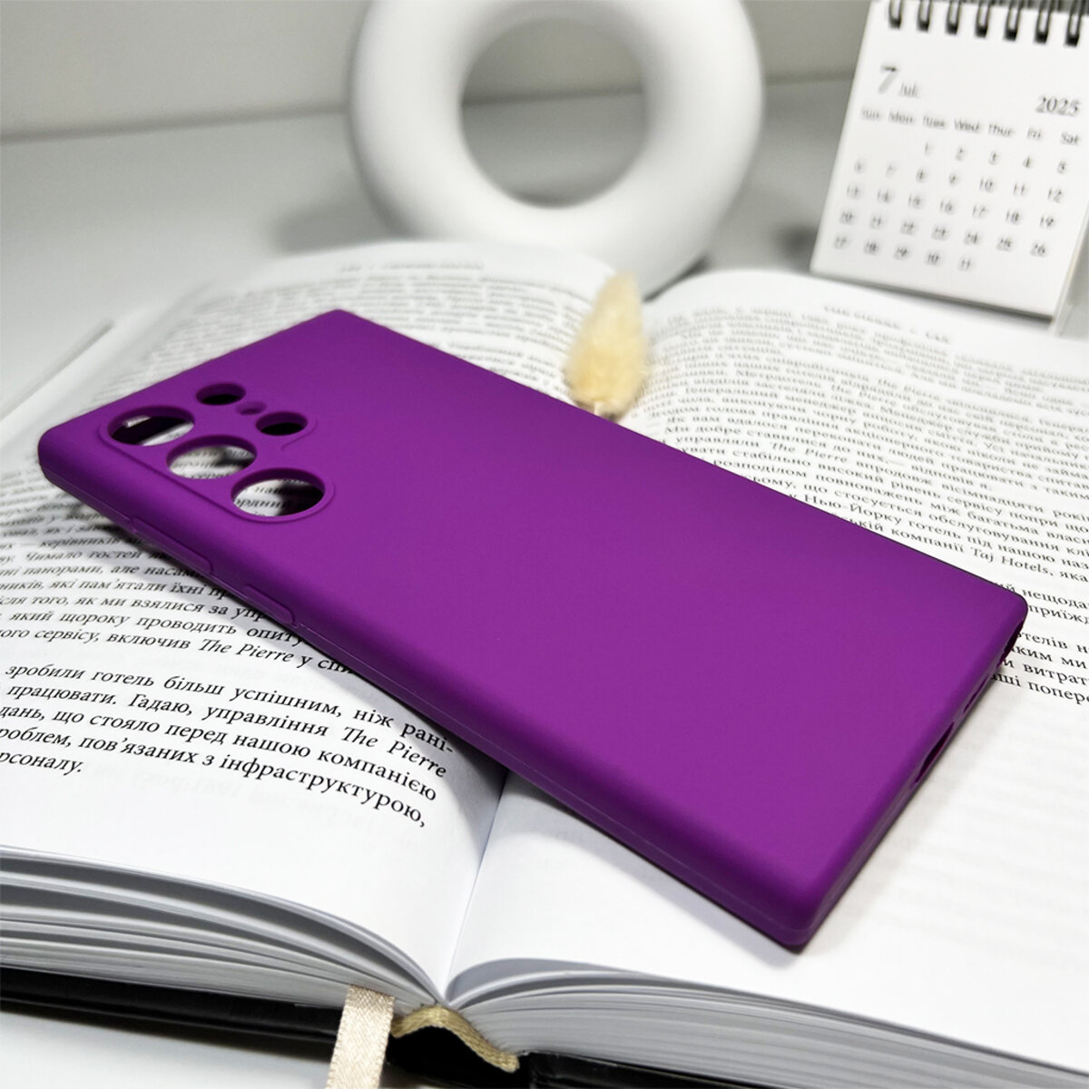 Чохол для смартфона Cosmic Silicone Case AA for Samsung Galaxy S24 Ultra Purple на малюнкі №4