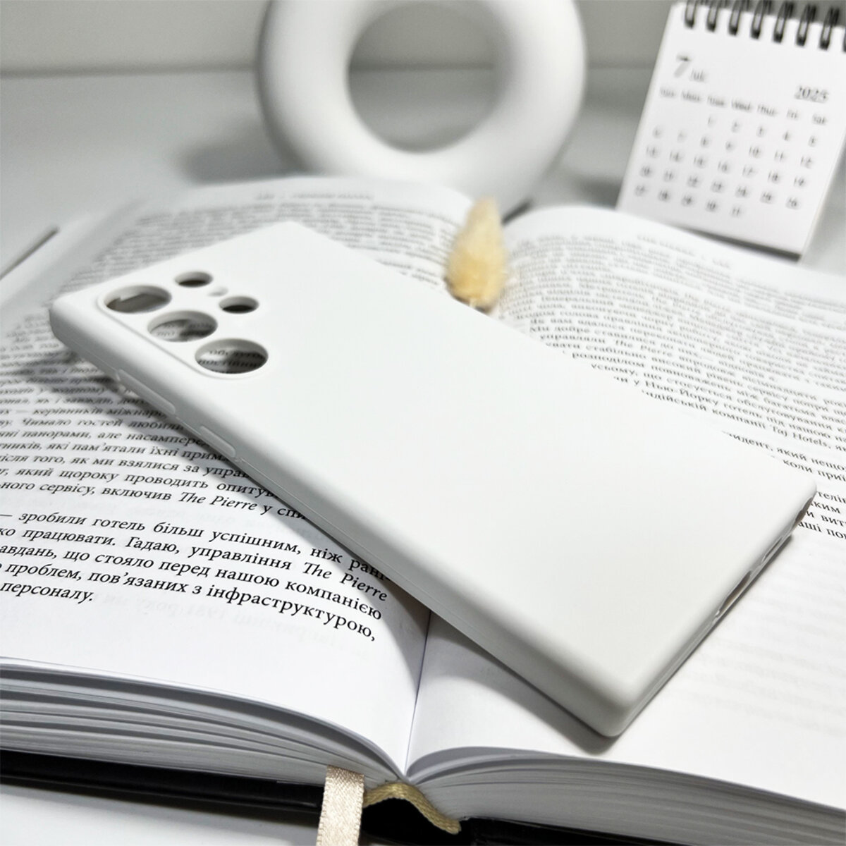 Чохол для смартфона Cosmic Silicone Case AA for Samsung Galaxy S24 Ultra White на малюнкі №4