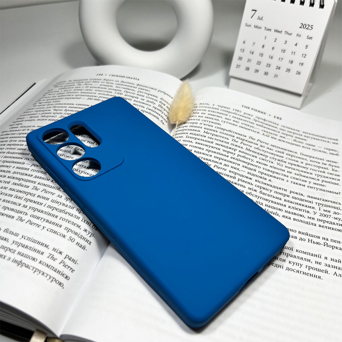 Чохол для смартфона Cosmic Silicone Case AA for Samsung Galaxy S25 Ultra Light Blue на малюнкі №4