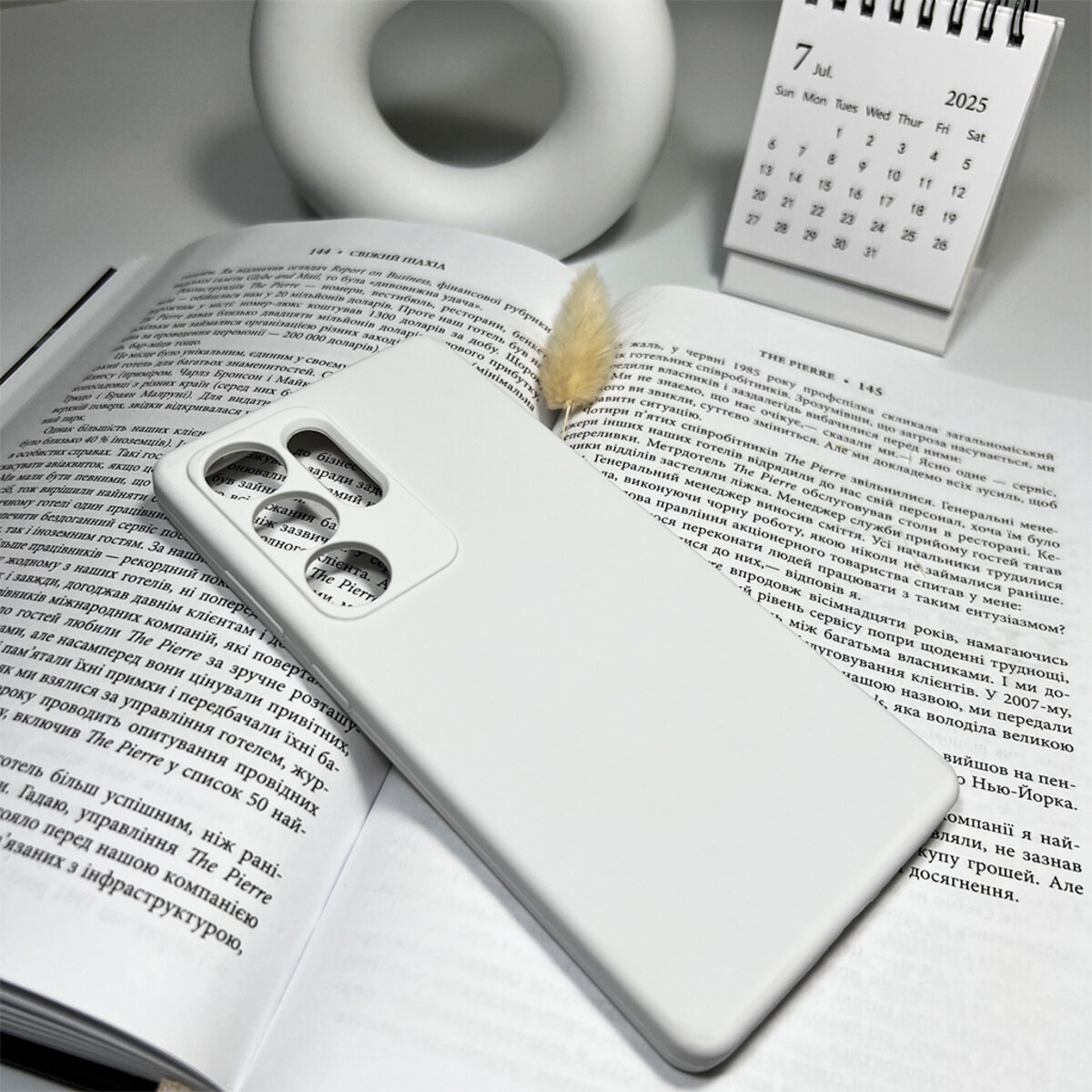 Чохол для смартфона Cosmic Silicone Case AA for Samsung Galaxy S25 Ultra White на малюнкі №4