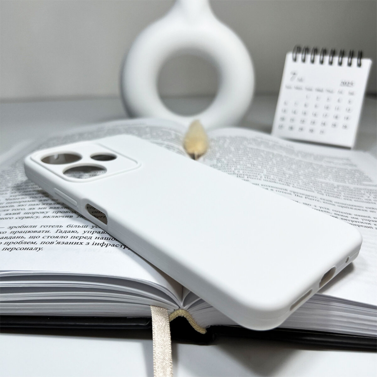 Чохол для смартфона Cosmic Silicone Case AA for Xiaomi Redmi 13 4G White на малюнкі №4