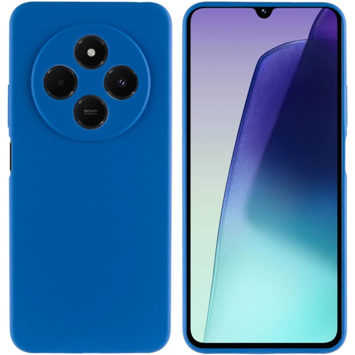 Чохол для смартфона Cosmic Silicone Case AA for Xiaomi Redmi 14C Light Blue на малюнкі №3