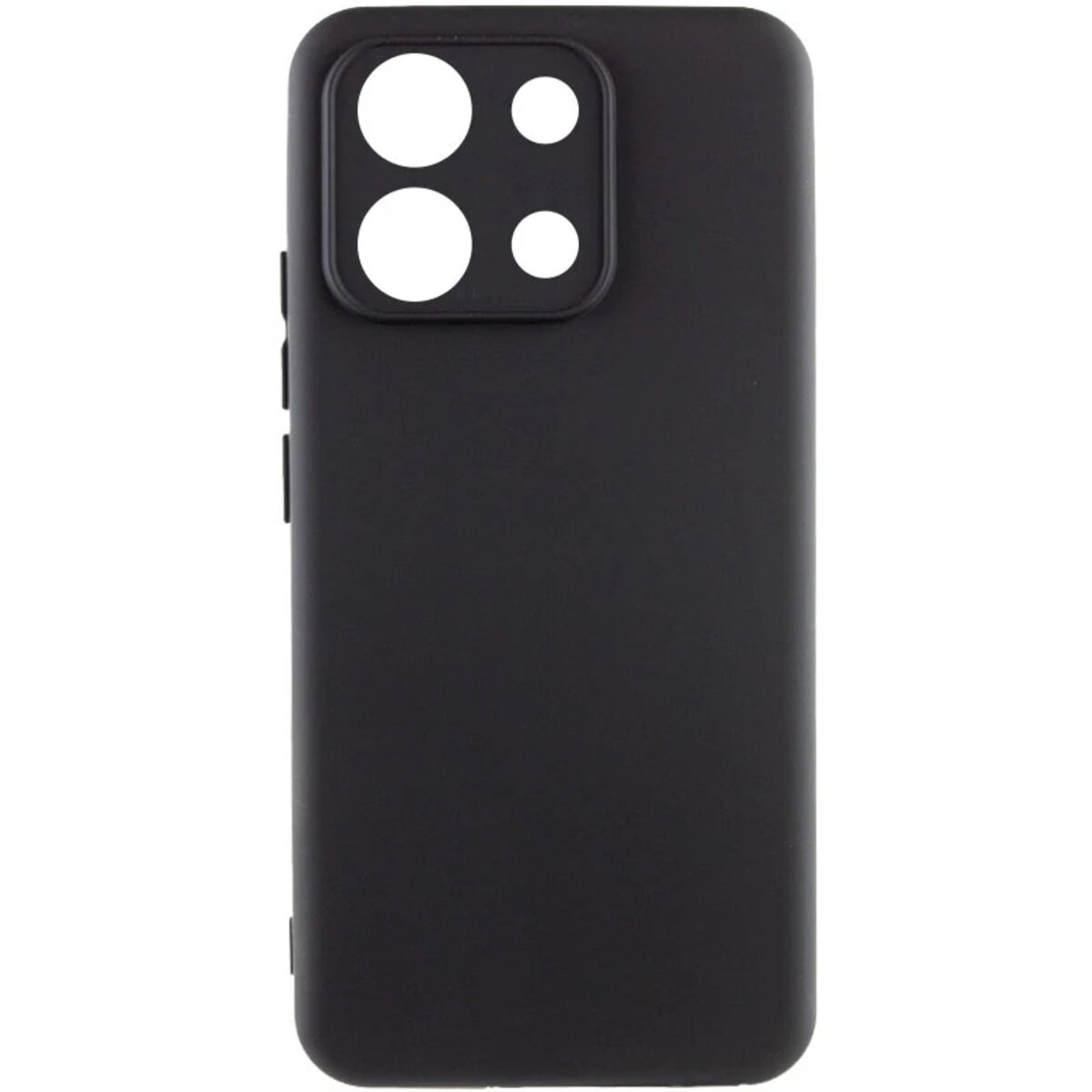Чохол для смартфона Cosmic Silicone Case AA for Xiaomi Redmi Note 13 4G Black на малюнкі №1