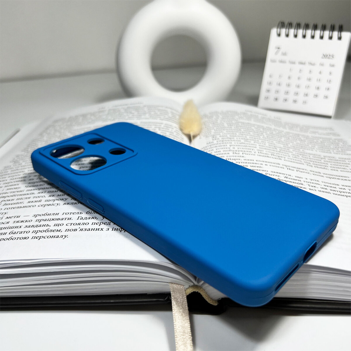 Чохол для смартфона Cosmic Silicone Case AA for Xiaomi Redmi Note 13 4G Light Blue на малюнкі №4