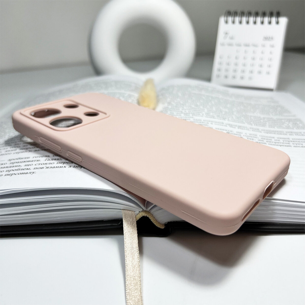 Чохол для смартфона Cosmic Silicone Case AA for Xiaomi Redmi Note 13 4G Sand Powder на малюнкі №4