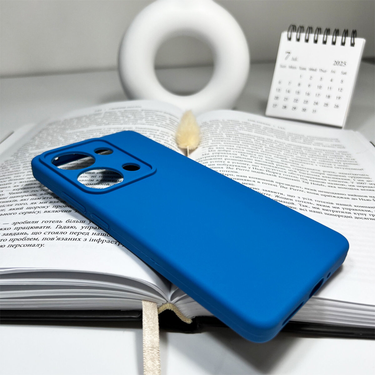 Чохол для смартфона Cosmic Silicone Case AA for Xiaomi Redmi Note 13 Pro 4G Light Blue на малюнкі №4