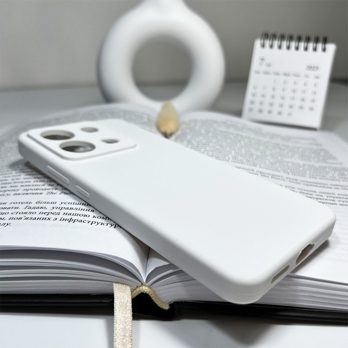 Чохол для смартфона Cosmic Silicone Case AA for Xiaomi Redmi Note 13 Pro 5G/POCO X6 5G White на малюнкі №4