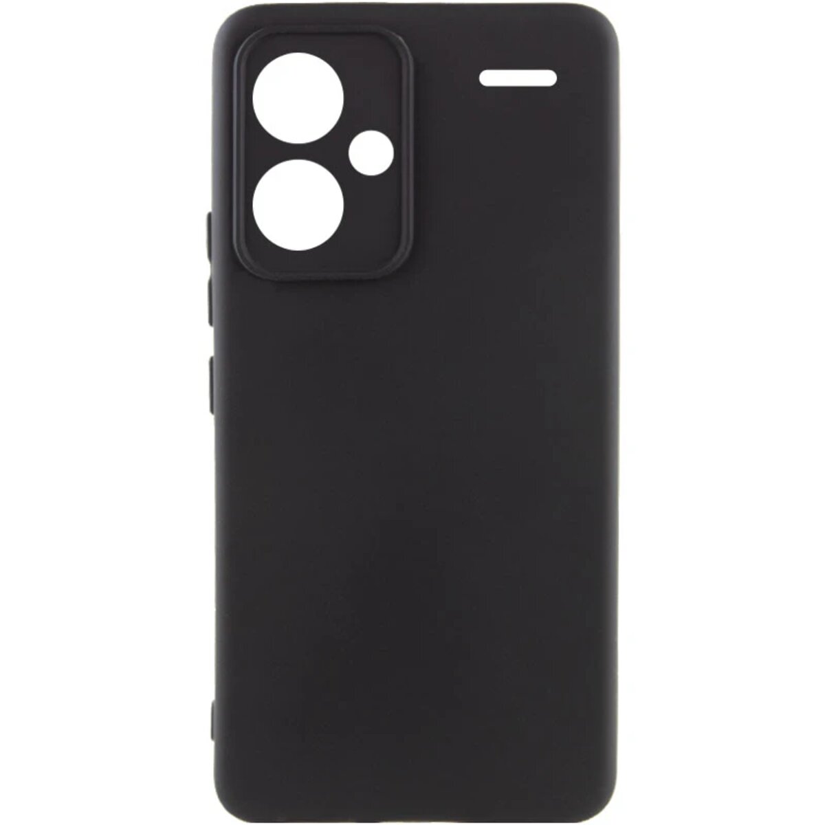 Чохол для смартфона Cosmic Silicone Case AA for Xiaomi Redmi Note 13 Pro Plus 5G Black на малюнкі №1