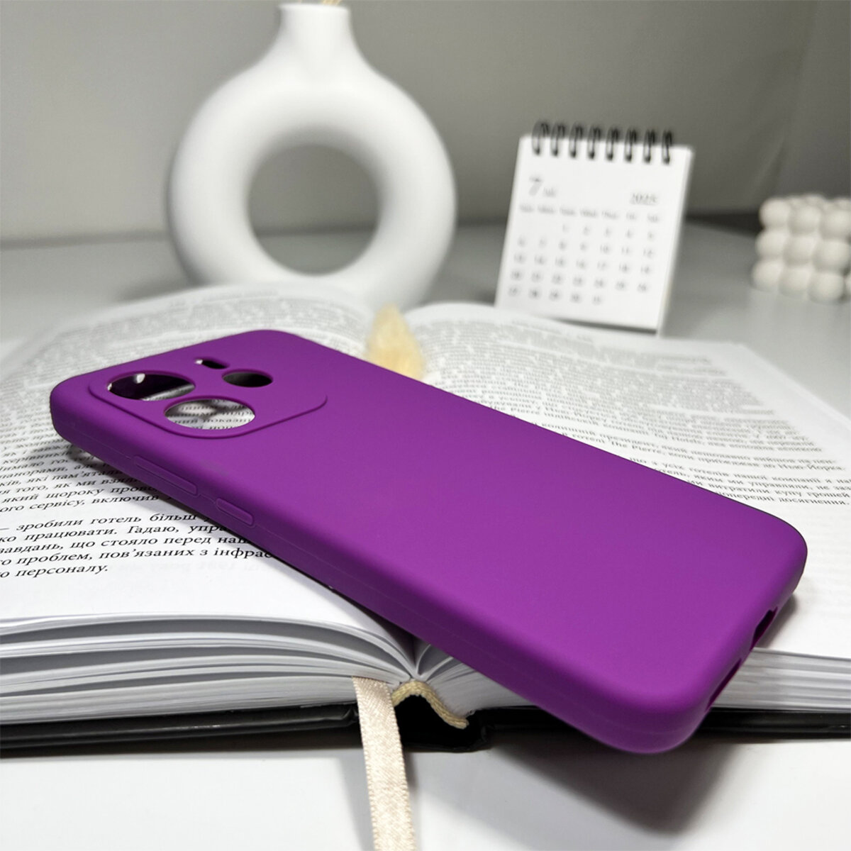 Чохол для смартфона Cosmic Silicone Case AA for Xiaomi Redmi Note 14 4G (EUR VER) Purple на малюнкі №4