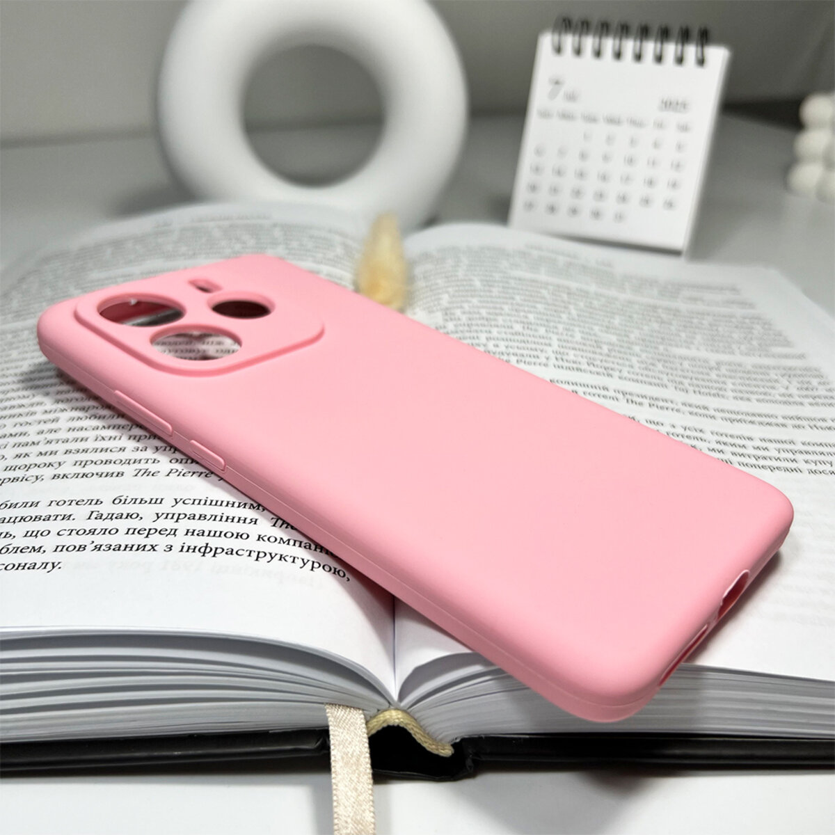 Чохол для смартфона Cosmic Silicone Case AA for Xiaomi Redmi Note 14 5G Rose Pink на малюнкі №4