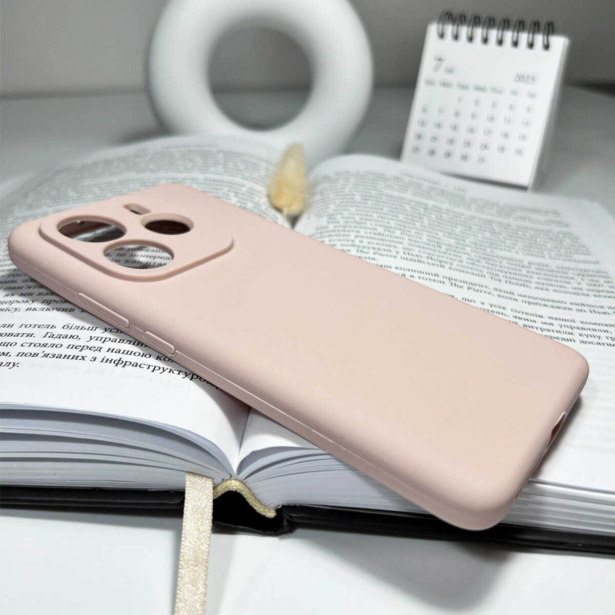 Чохол для смартфона Cosmic Silicone Case AA for Xiaomi Redmi Note 14 5G Sand Powder на малюнкі №4