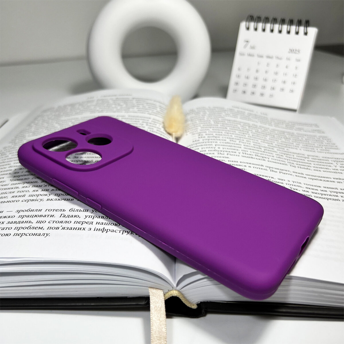 Чохол для смартфона Cosmic Silicone Case AA for Xiaomi Redmi Note 14 5G Purple на малюнкі №4