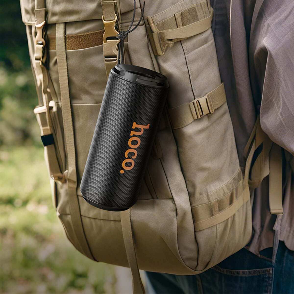 Портативна колонка HOCO HC27 Soundful sports BT speaker Black на малюнкі №4