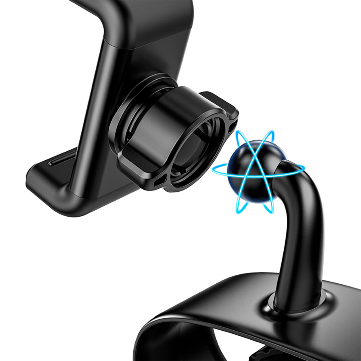 Автотримач для телефона UGREEN LP189 Dashboard Snap Clip Phone Holder Black на малюнкі №5