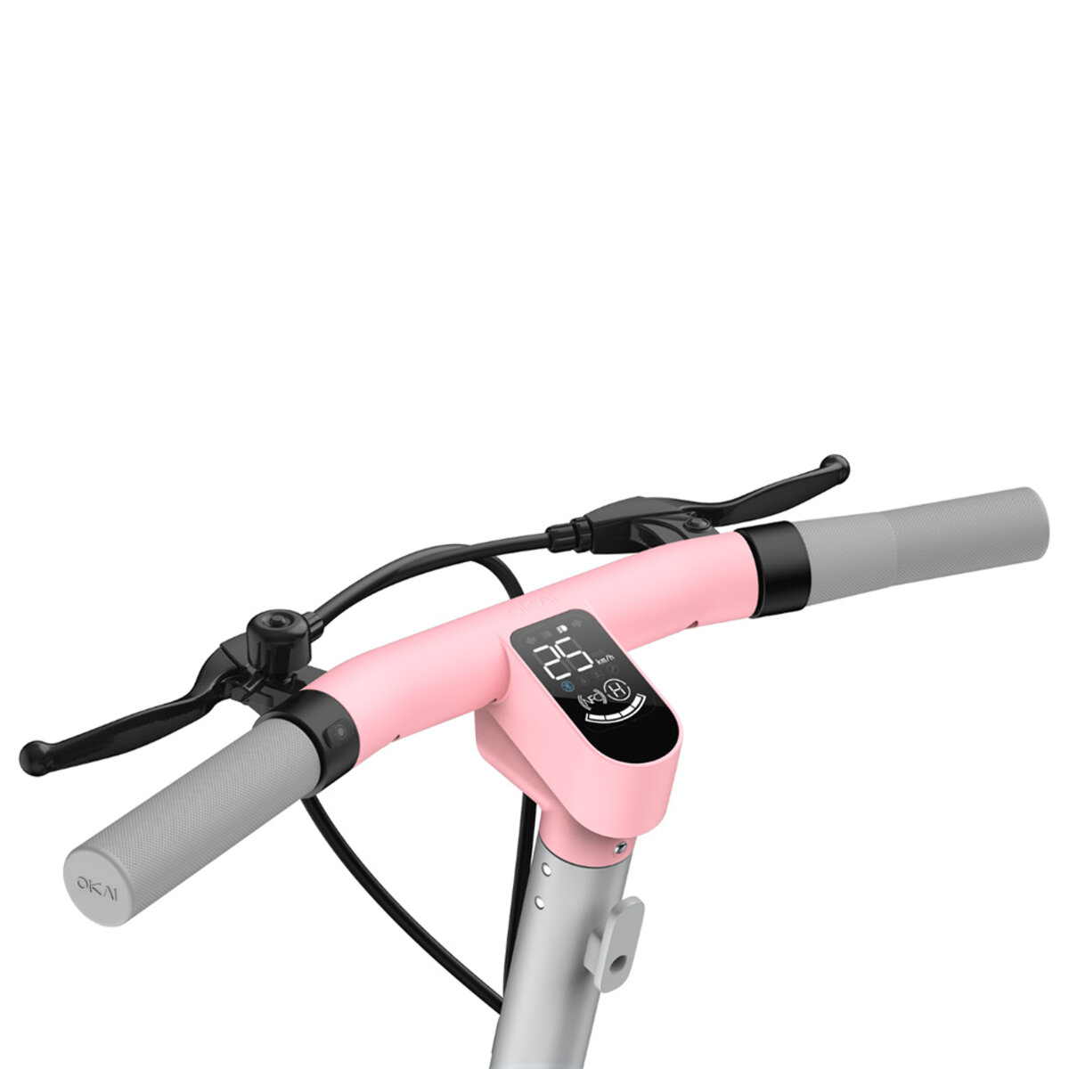 Електросамокат з сидінням OKAI Ceetle PRO EA10C Pink 10, 350(900)W, 25Km/h, 10.4Ah, 55Km, 20%, NFC, App.29kg на малюнкі №8