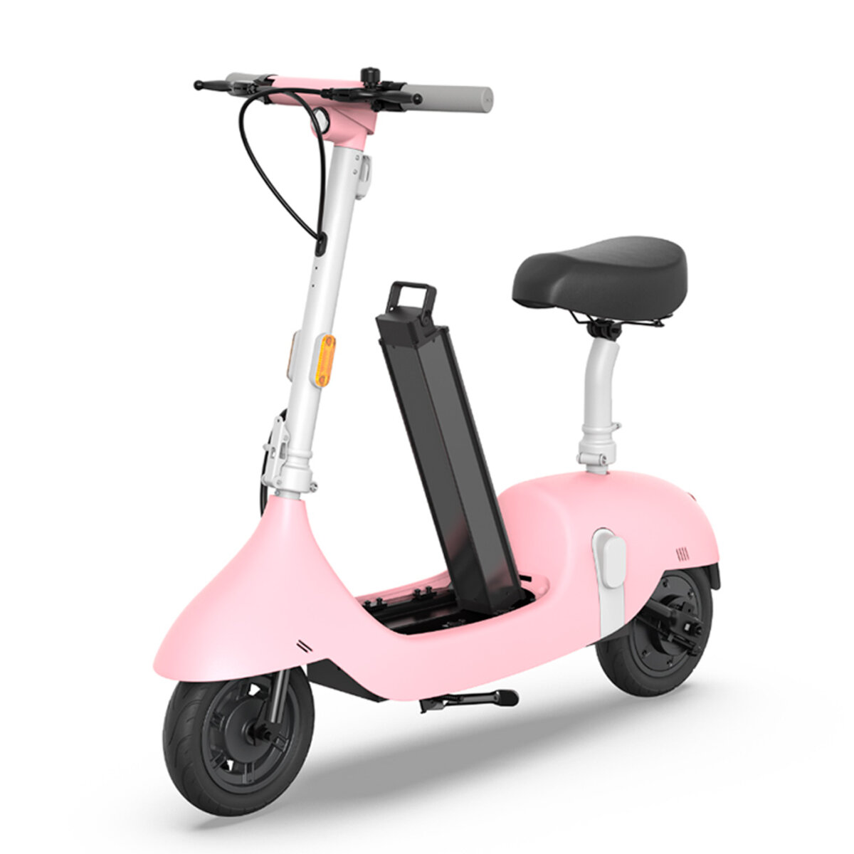 Електросамокат з сидінням OKAI Ceetle PRO EA10C Pink 10, 350(900)W, 25Km/h, 10.4Ah, 55Km, 20%, NFC, App.29kg на малюнкі №7
