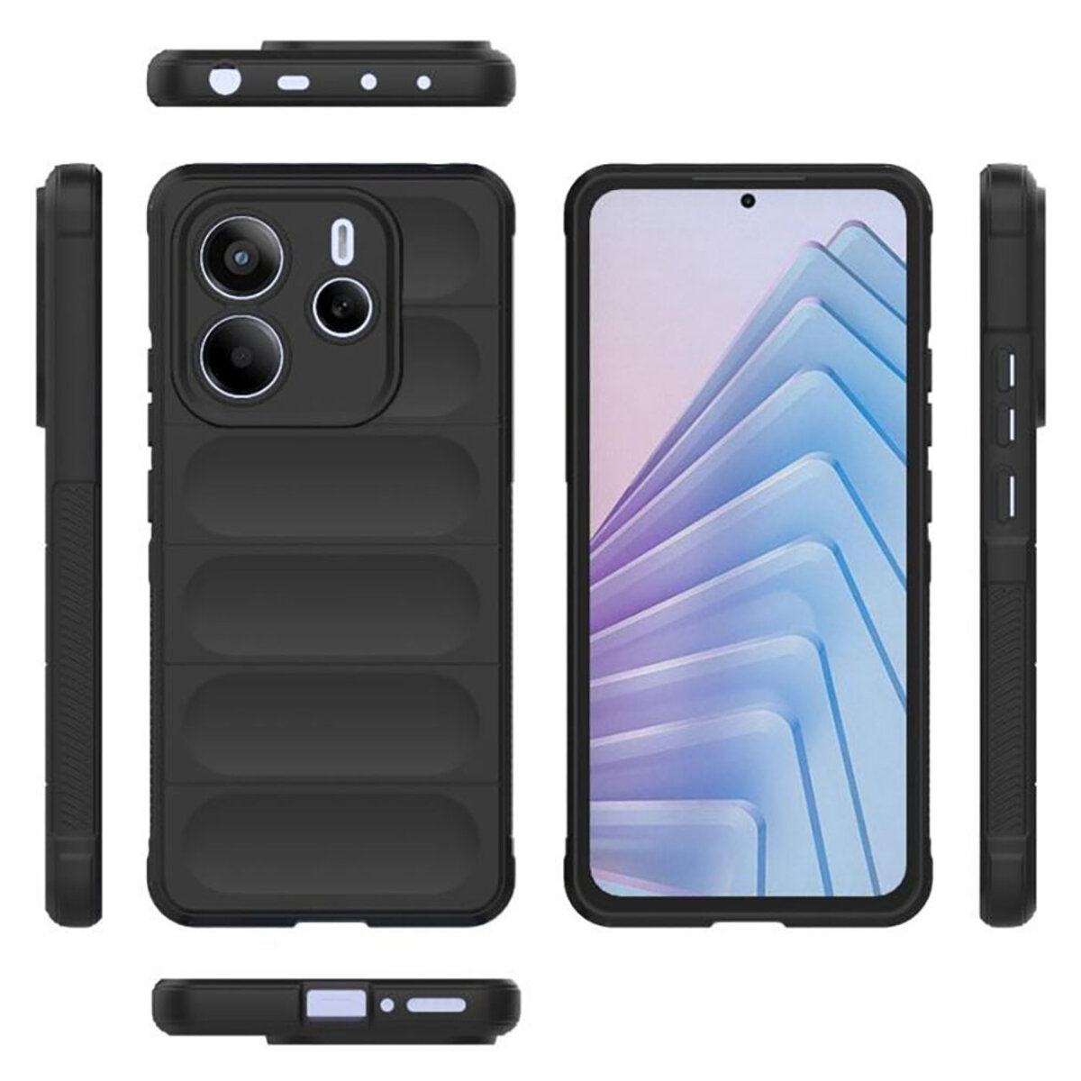 Чохол для смартфона Cosmic Magic Shield for Xiaomi Redmi Note 14 4G EU Black на малюнкі №2