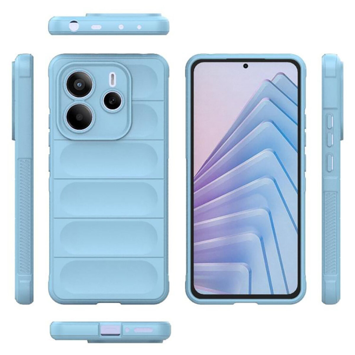 Чохол для смартфона Cosmic Magic Shield for Xiaomi Redmi Note 14 4G EU Light Blue на малюнкі №2