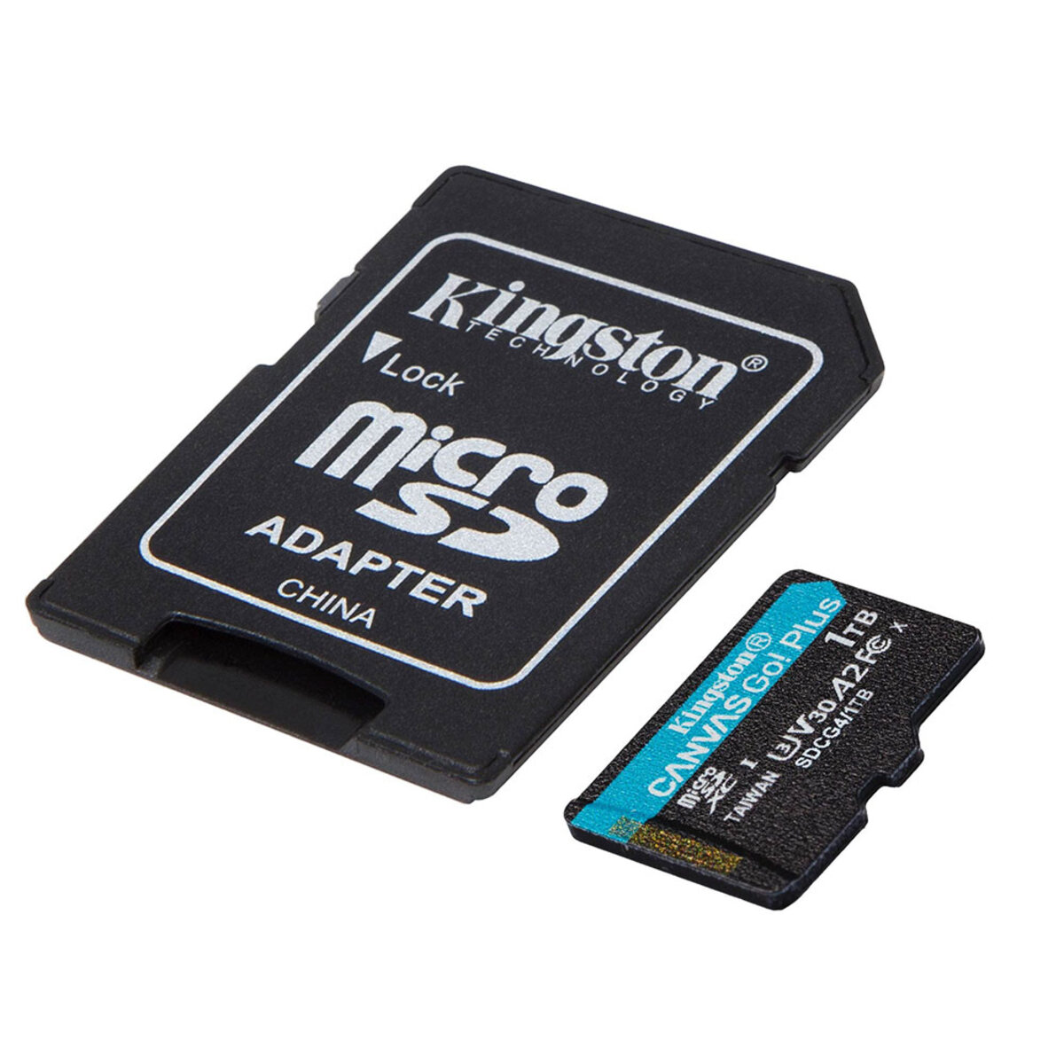 Карта памяті microSDXC (UHS-1 U3) Kingston Canvas Go! Plus 1Tb class 10 A2 V30 (R200MB/s, W-160MB/s) (adapter SD) на малюнкі №3