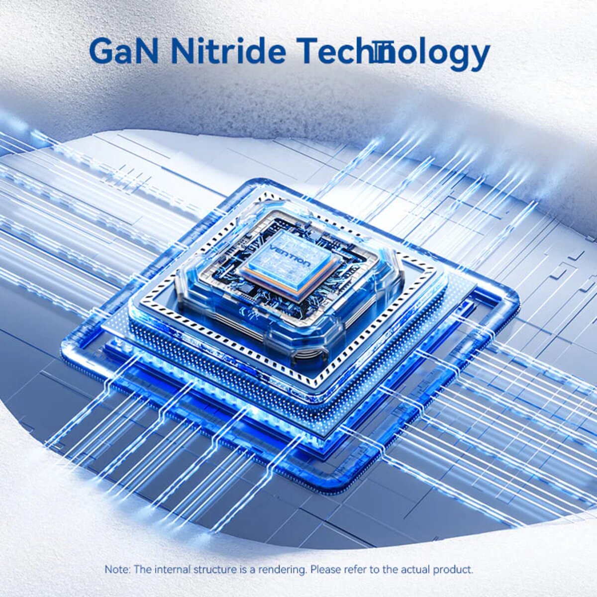 Мережевий зарядний пристрій Vention 2-Port USB (C + A) GaN Charger (30W/30W) EU-Plug Black на малюнкі №2