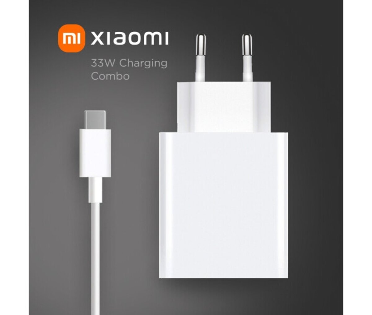 Мережевий зарядний пристрій Xiaomi Wall Charger 33W White Type-C Cable на малюнкі №4