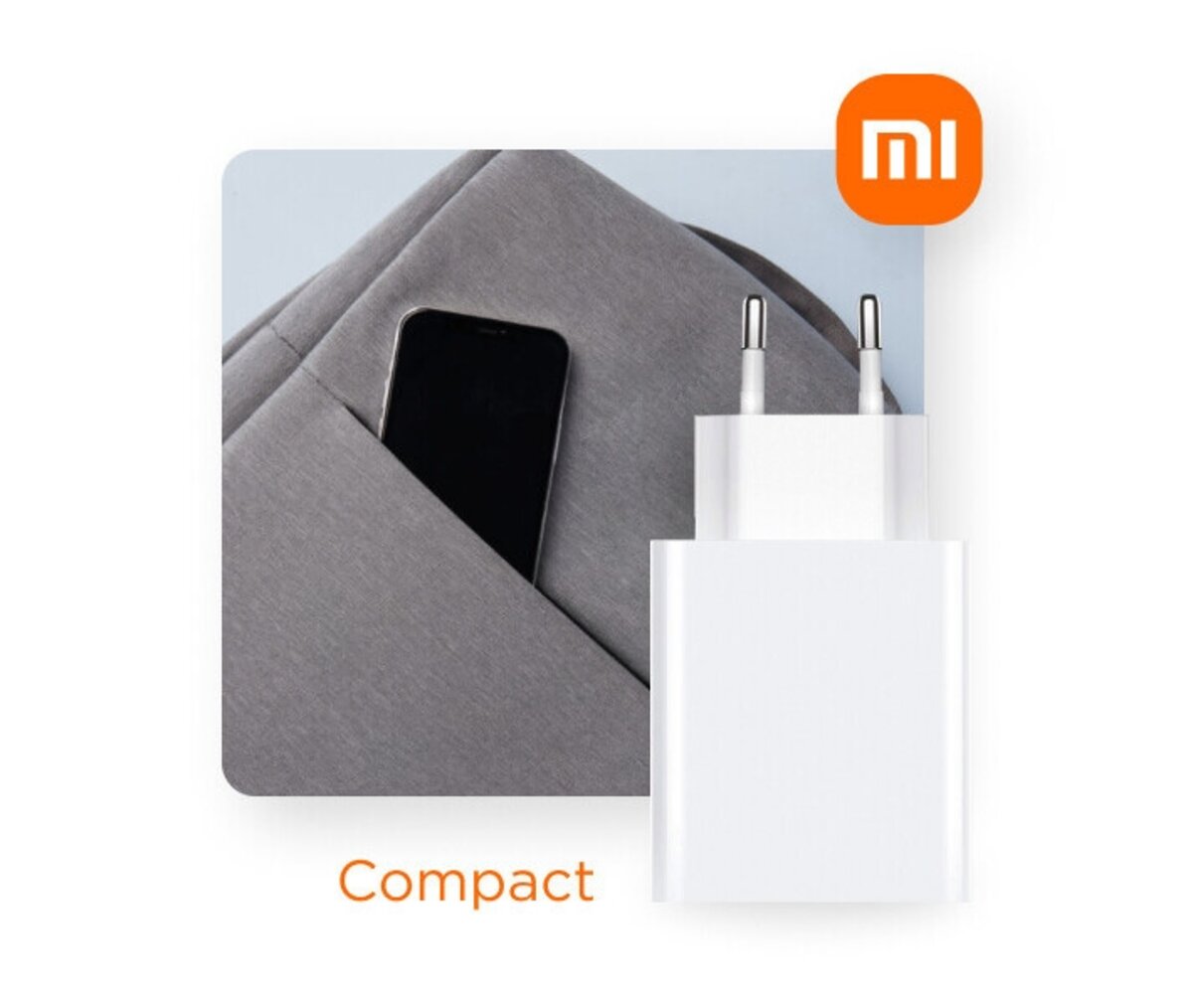 Мережевий зарядний пристрій Xiaomi Wall Charger 33W White Type-C Cable на малюнкі №6