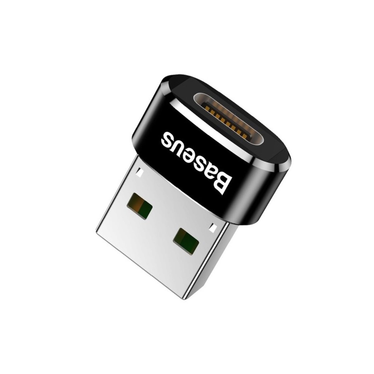 Адаптер Baseus USB Male To Type-C Female Adapter Converter Black (CAAOTG-01) Фотографія №6 Адаптер Baseus USB Male To Type-C Female Adapter Converter Black (CAAOTG-01) на малюнкі №6
