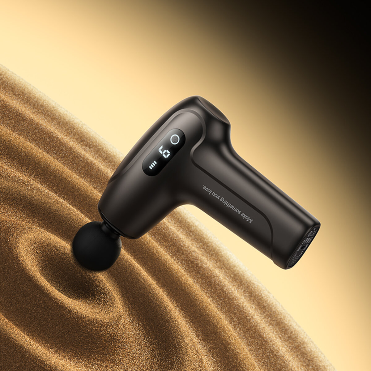 Перкусійний масажер HOCO HP51 1800 mAh Electric mini silent fascia gun на малюнкі №7