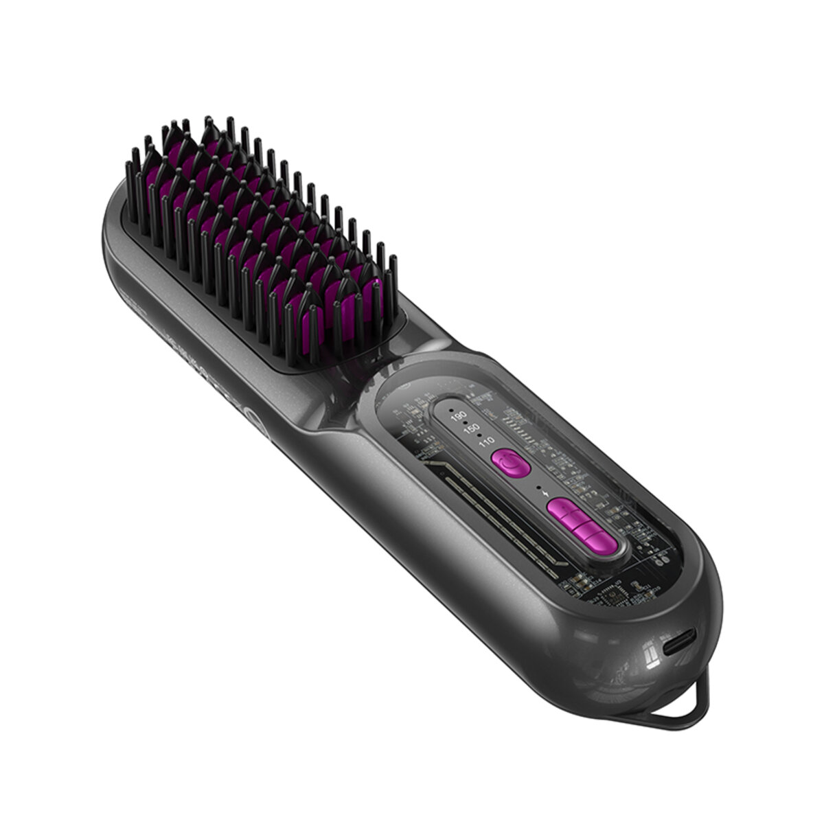 Гребінець для випрямлення волосся HOCO HP45 Heating straight hair comb Gray на малюнкі №6