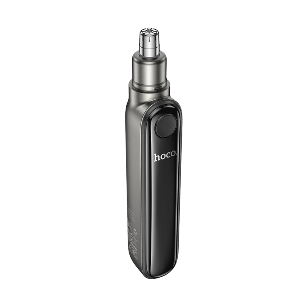 Тример для носа HOCO HP33 electric nose hair trimmer with display Metal gray на малюнкі №3