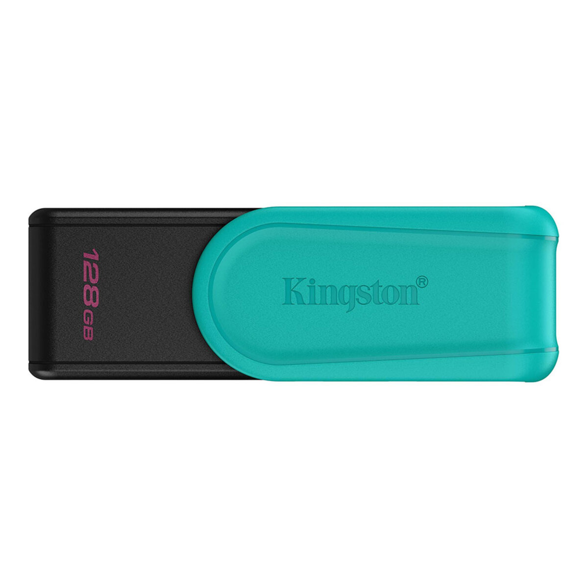 Флеш-накопичувач Kingston USB 3.2 DT Exodia S 128GB Black/Turquoise на малюнкі №1