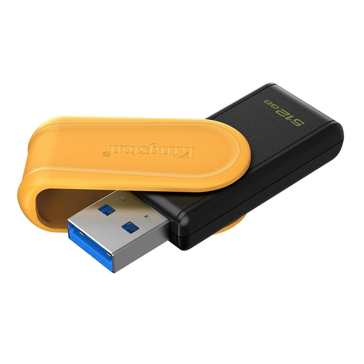 Флеш-накопичувач Kingston USB 3.2 DT Exodia S 512GB Black/Yellow на малюнкі №3