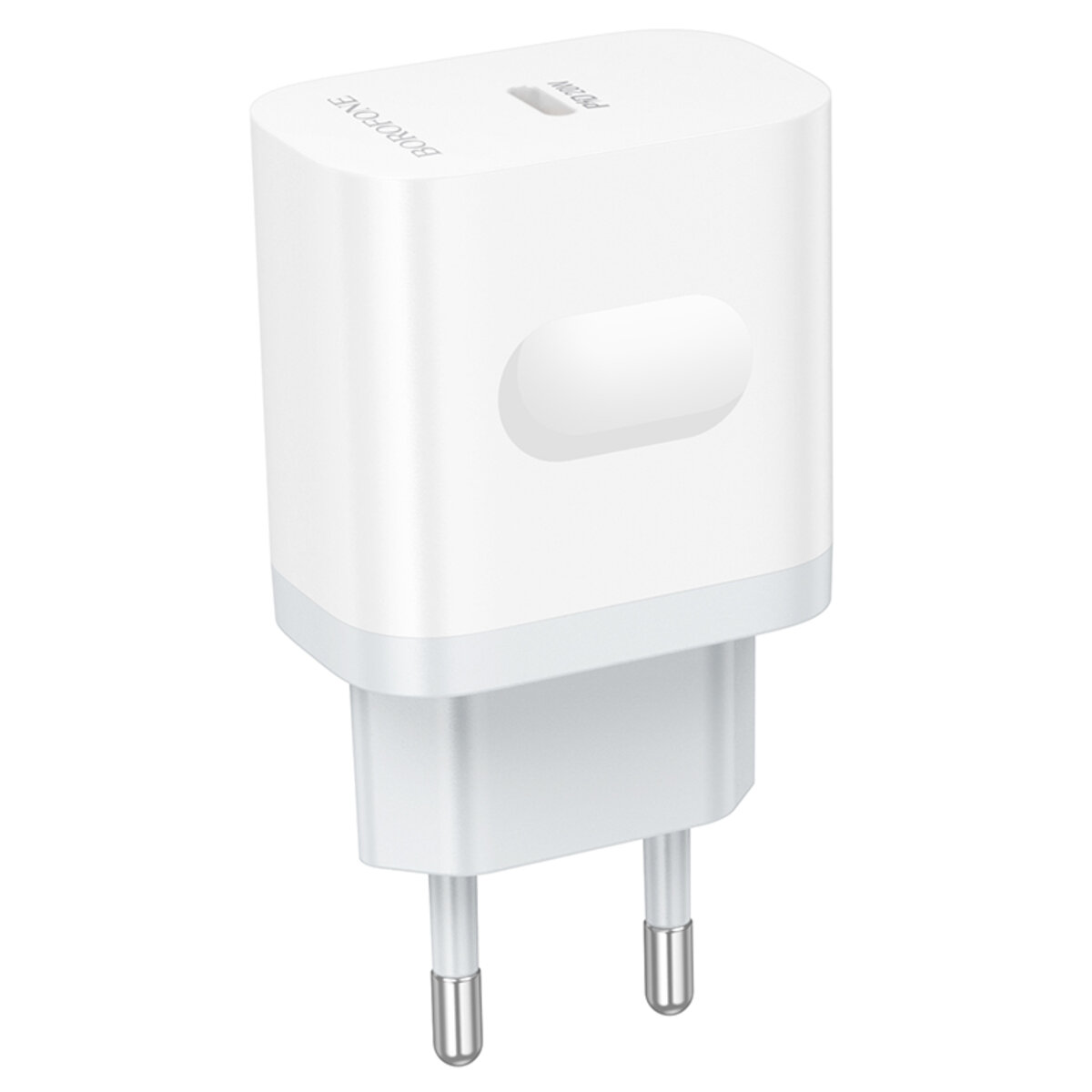 Мережевий зарядний пристрій BOROFONE BA99A Breeze single port PD20W charger White на малюнкі №4