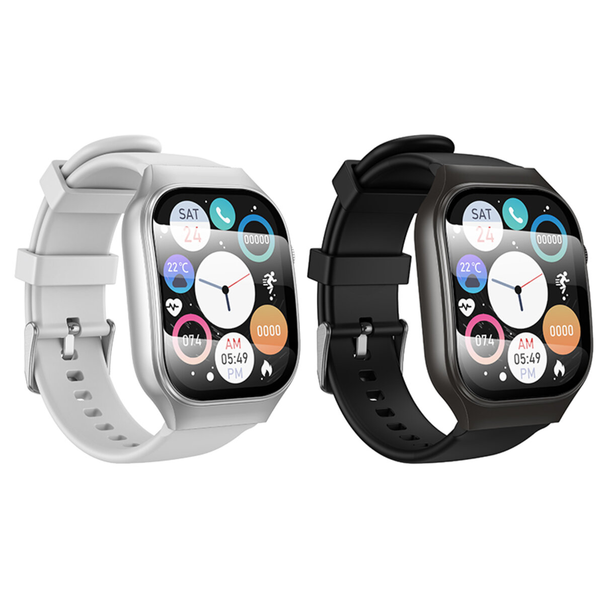 Смарт-годинник HOCO Y33 51mm. 200 mAh. Smart sports watch (call version) Silver на малюнкі №5