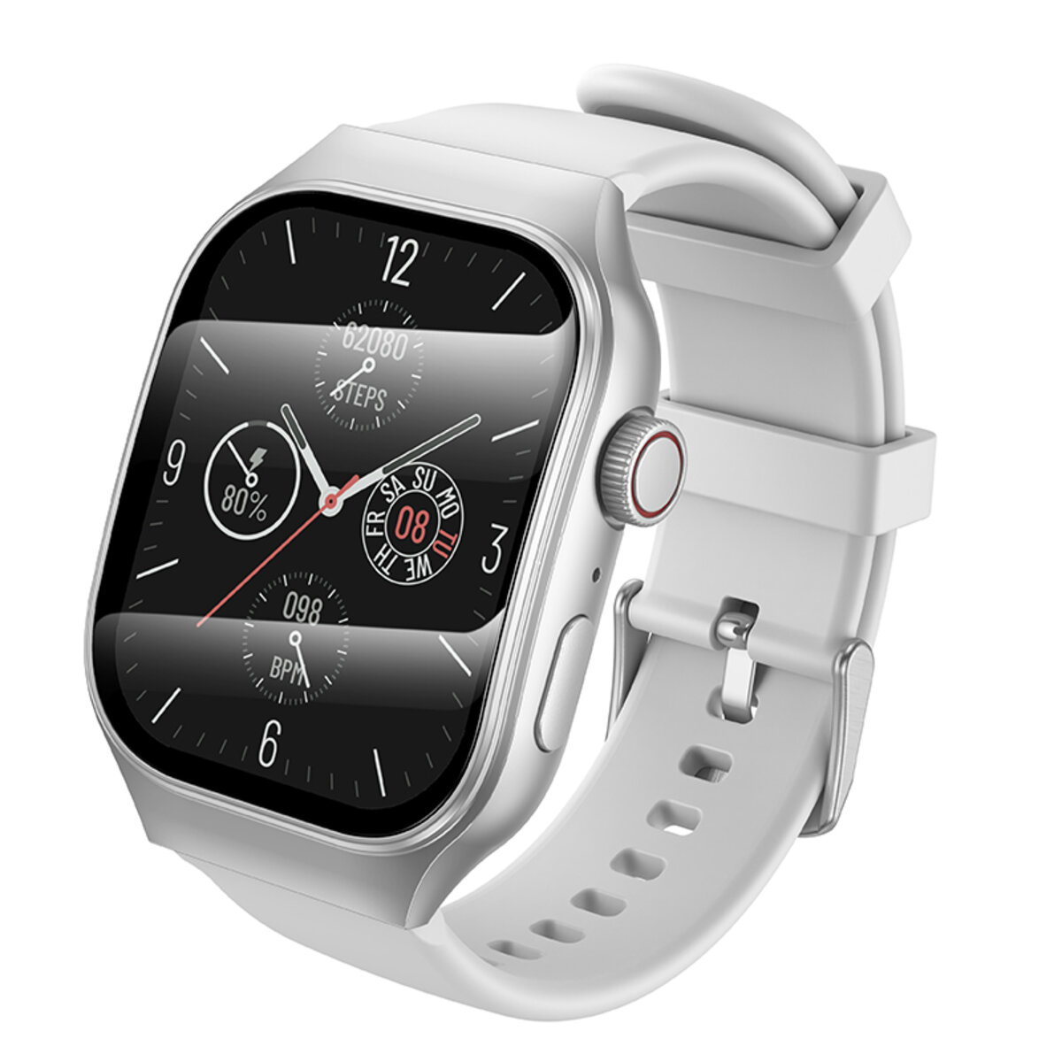 Смарт-годинник HOCO Y33 51mm. 200 mAh. Smart sports watch (call version) Silver на малюнкі №1